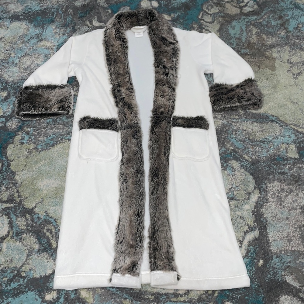 Pottery Barn Faux Fur Robe